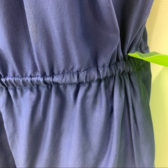 ALICE & TRIXIE Navy Blue Silk Strapless Romper Small - Picture 12 of 12